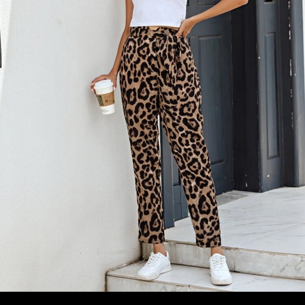 Cheetah Print Pants